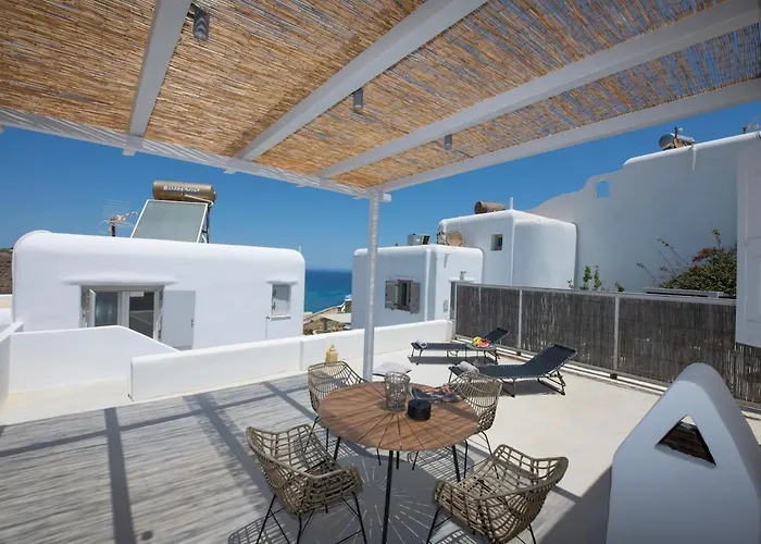 Superior 3 Beachfront Hot Tub And Seaview * Πάνορμος Μυκόνου